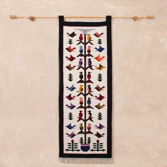 Hummingbird Song Beautiful Fair Trade Wool Tapestry