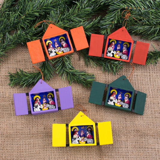 Retablos Wood & Ceramic Holiday Ornament