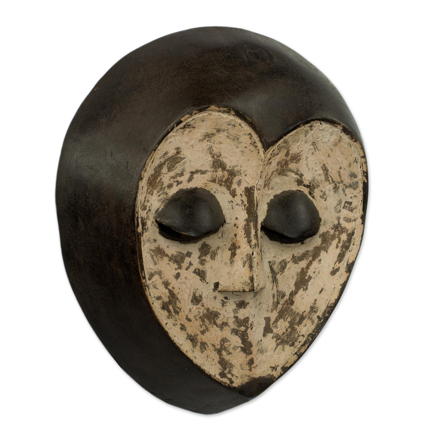 Lega Sorcerer Congolese wood mask