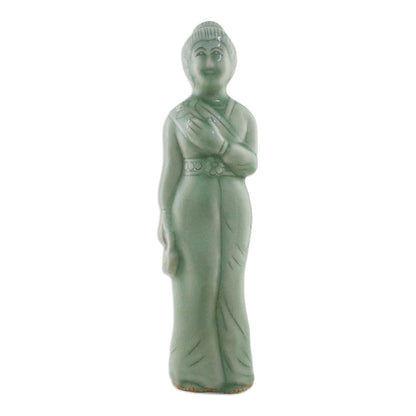 Beautiful Queen Statuette Ceramic Sculpture