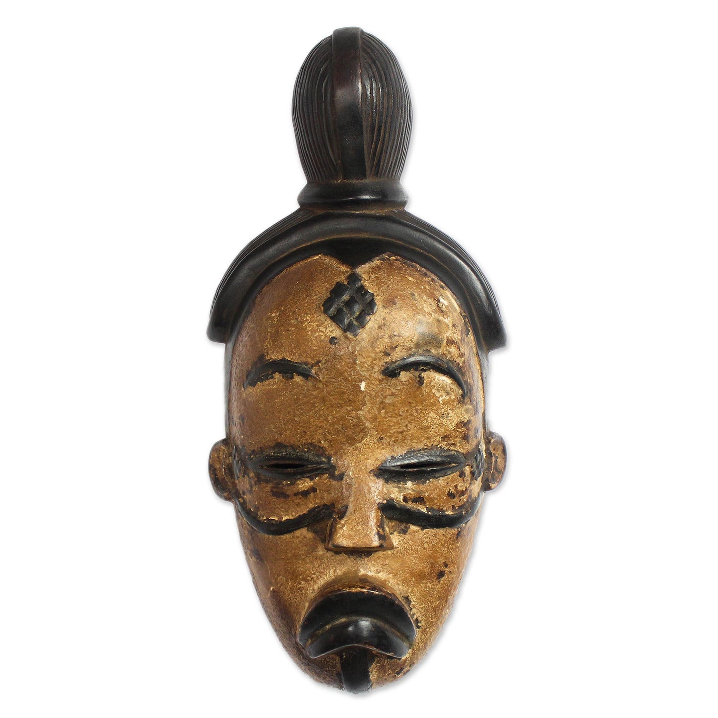 Judge and Feast Gabonese Wood Mask