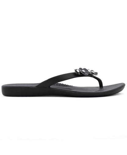 Oka-B's "Loren" Women's Flip Flops with Feminine Daisy Charms