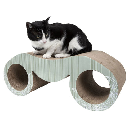 Pet Life Binocular Contoured Cat Scratcher