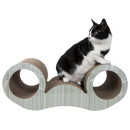 Pet Life Binocular Contoured Cat Scratcher