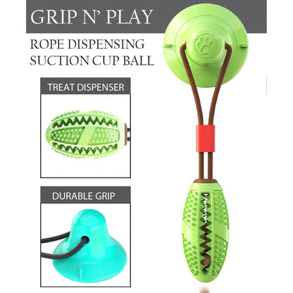 Pet Life&reg; Grip N Play Suction Cup Dog Toy