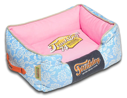 Touchdog&reg; Rose-Petal Patterned Dog Bed