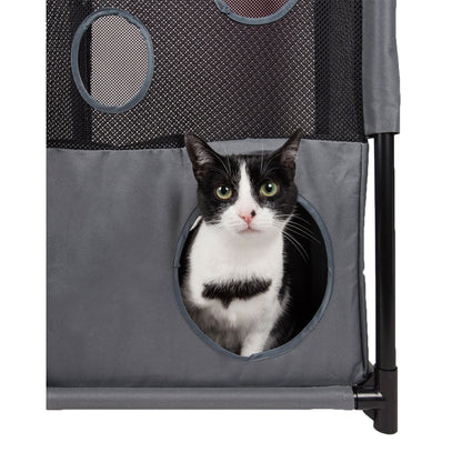 Pet Life Kitty-Square Cat House Furniture