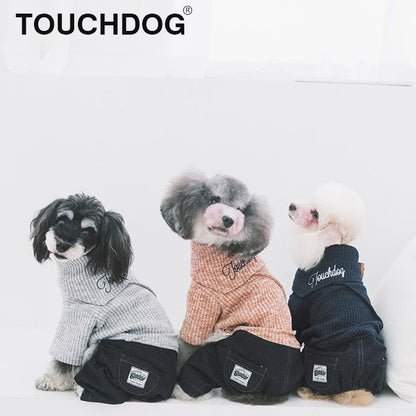 Touchdog Vogue Sweater & Denim Pant Outfit