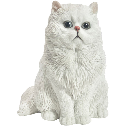 White Persian Cat Sculpture