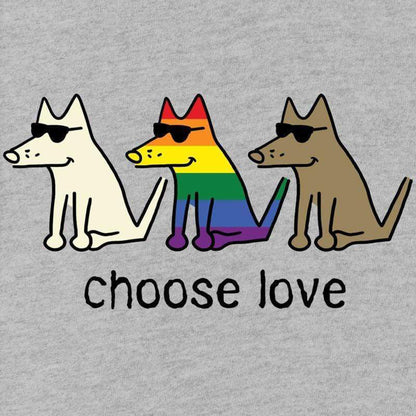 Teddy the Dog&trade; Choose Love V-Neck