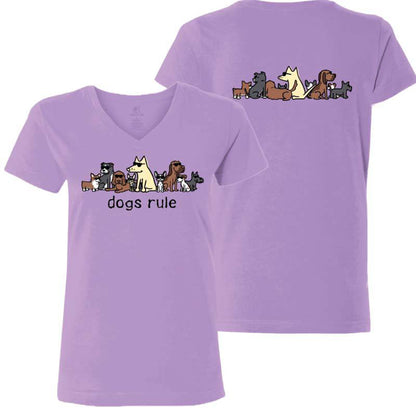 Teddy the Dog&trade; Dogs Rule V-Neck