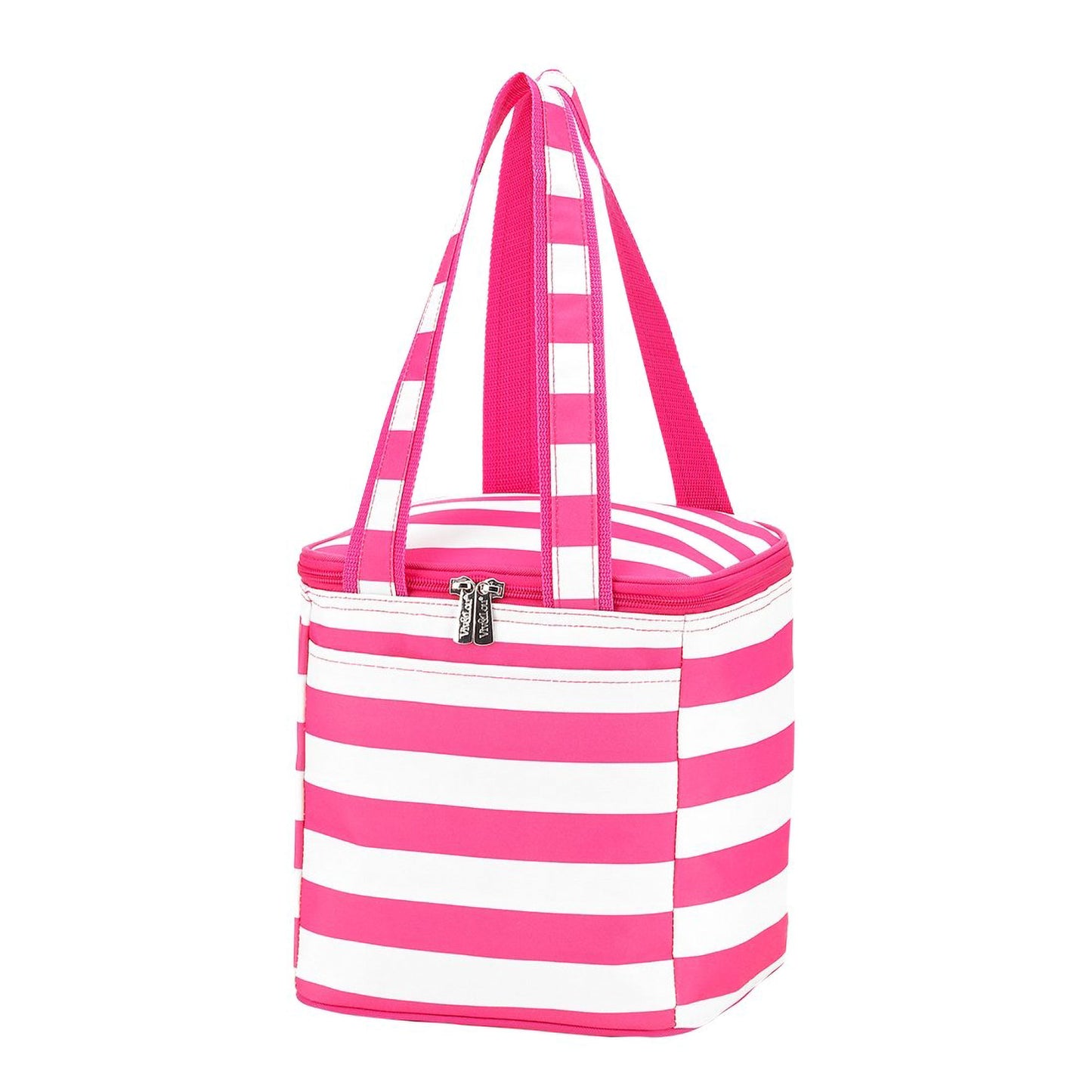 Hot Pink Stripe Cooler Tote