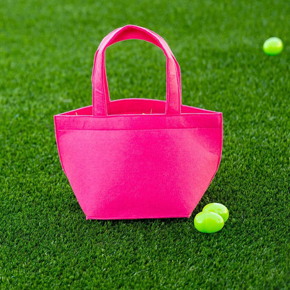 Hot Pink Felt Tote