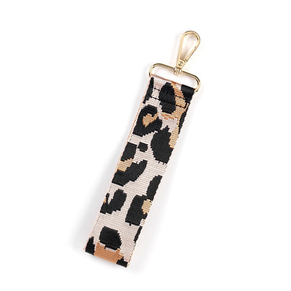 Rose Gold Leopard Wristlet Strap