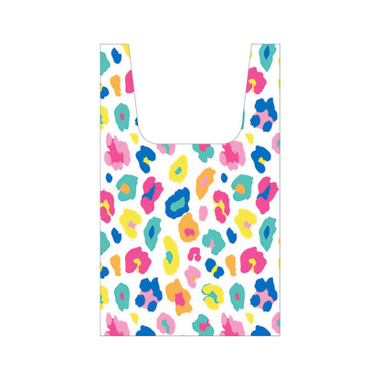 Fun Rainbow Leopard Reusable Bag