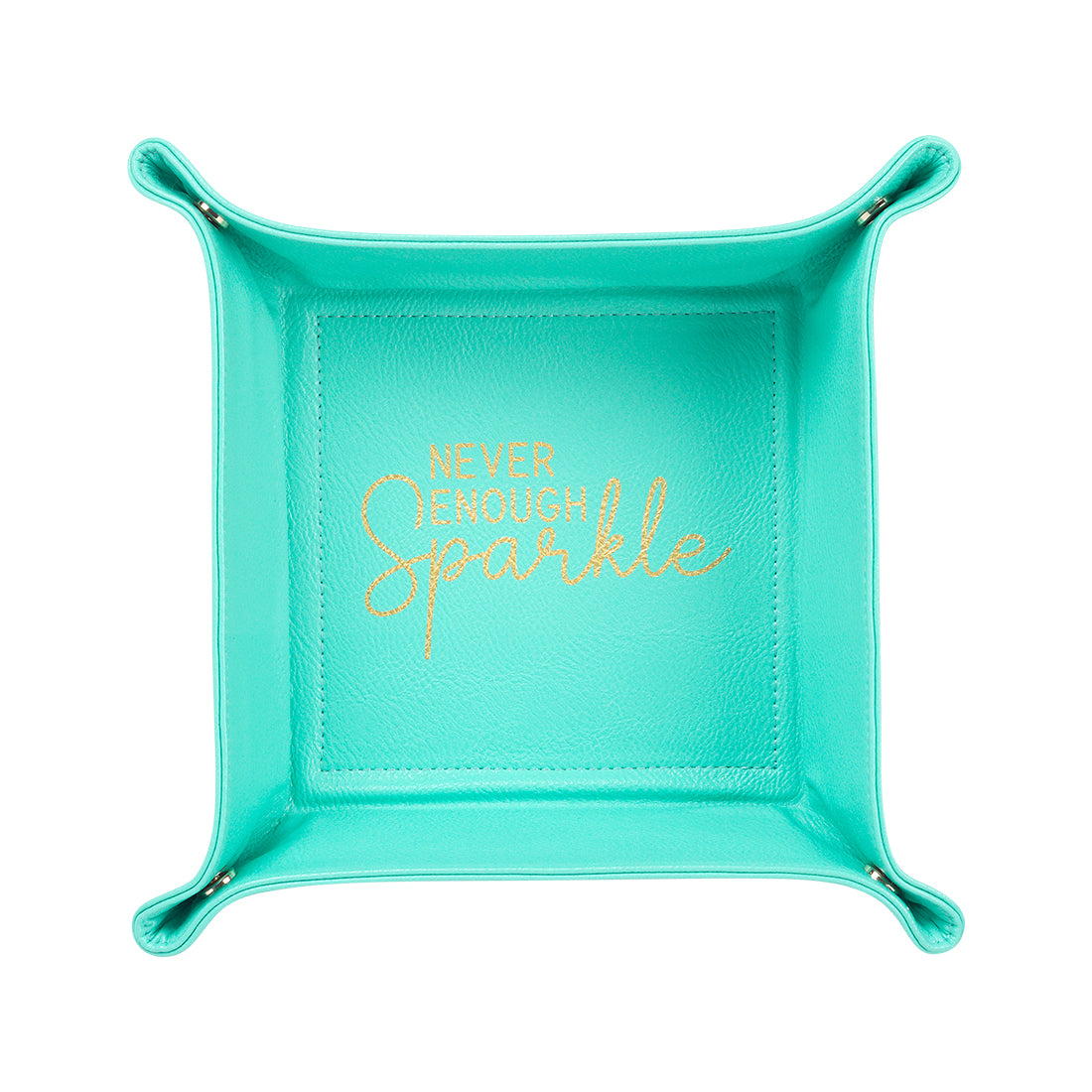 Mint Never Enough Sparkle Trinket Tray