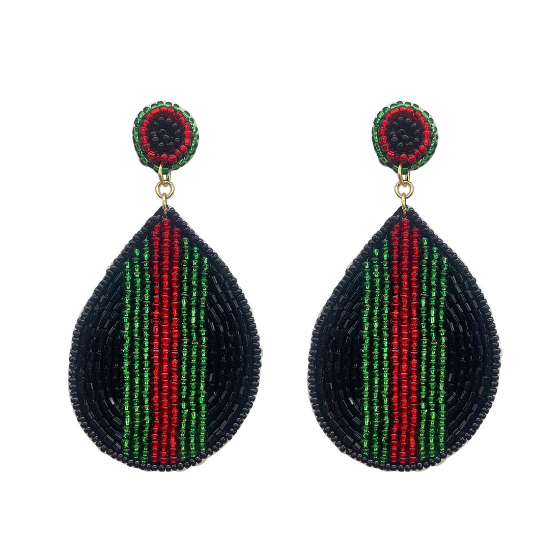 Designer Stripe Maggie Earrings