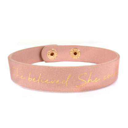 She Believed Bracelet