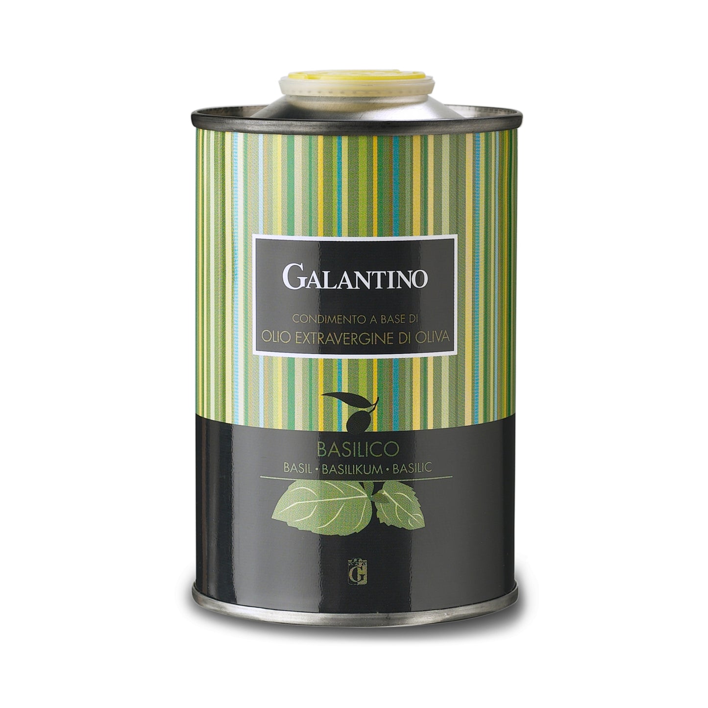 Basil Extra Virgin Olive Oil Tin