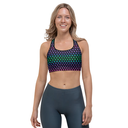 Rainbow Paw Sports Bra