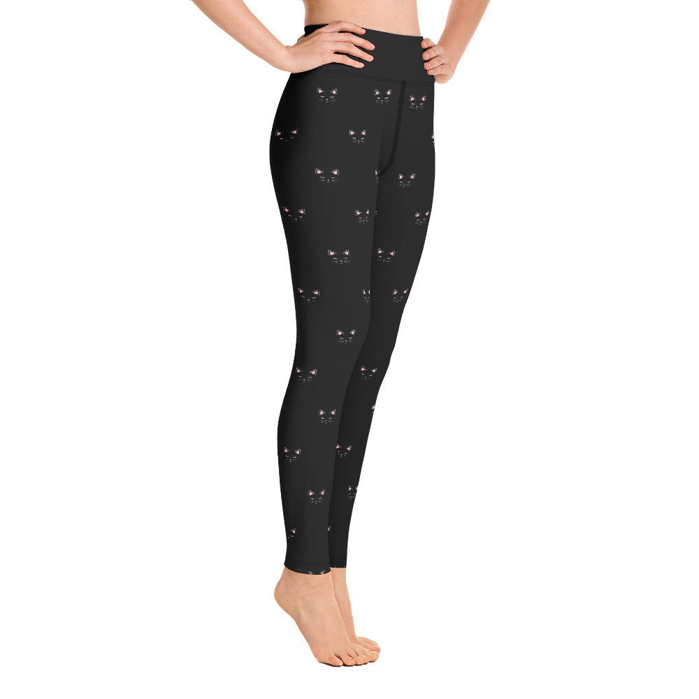 Black Cat Yoga Leggings