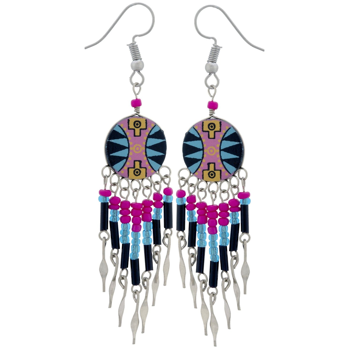 Ceramic Chandelier Earrings