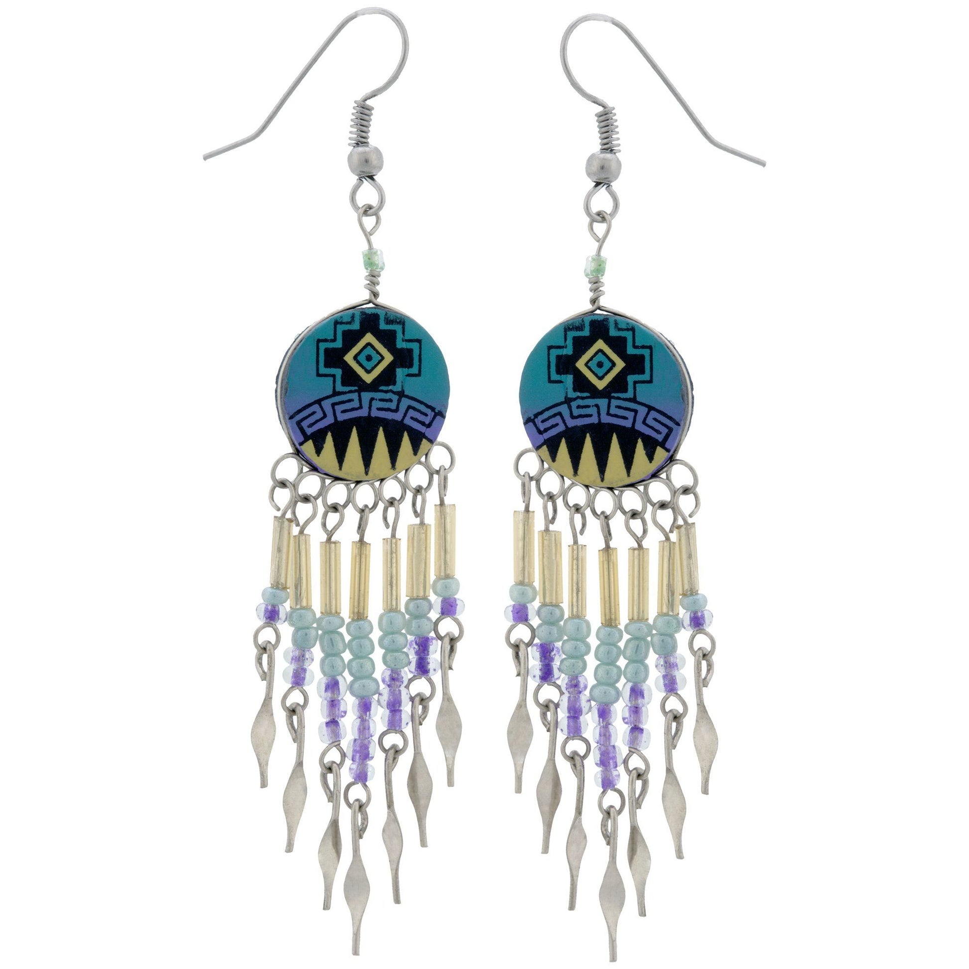 Ceramic Chandelier Earrings