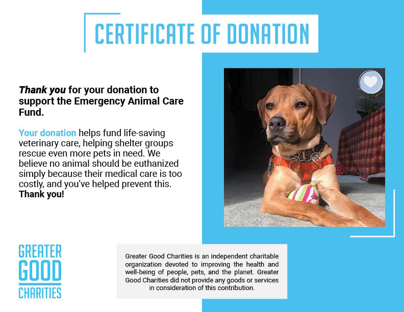 Emergency Animal Care Fund