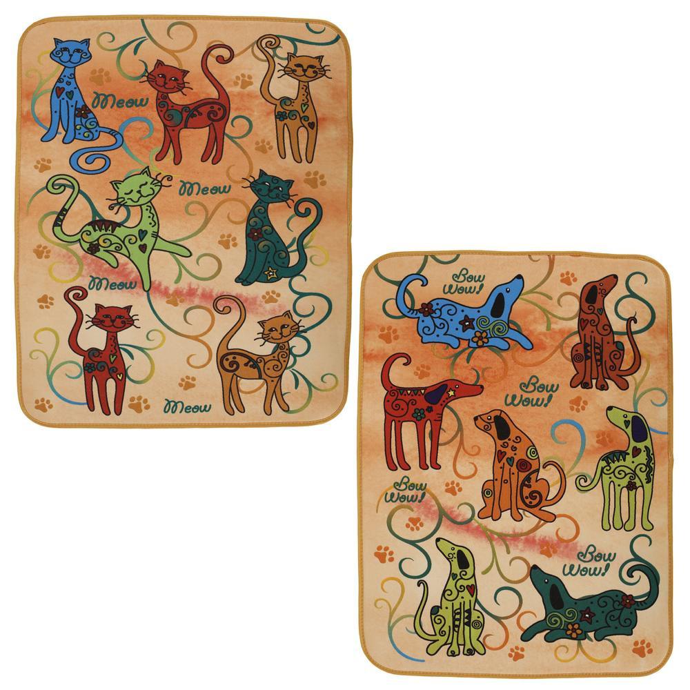 Festival Pets Microfiber Dish Drying Mat