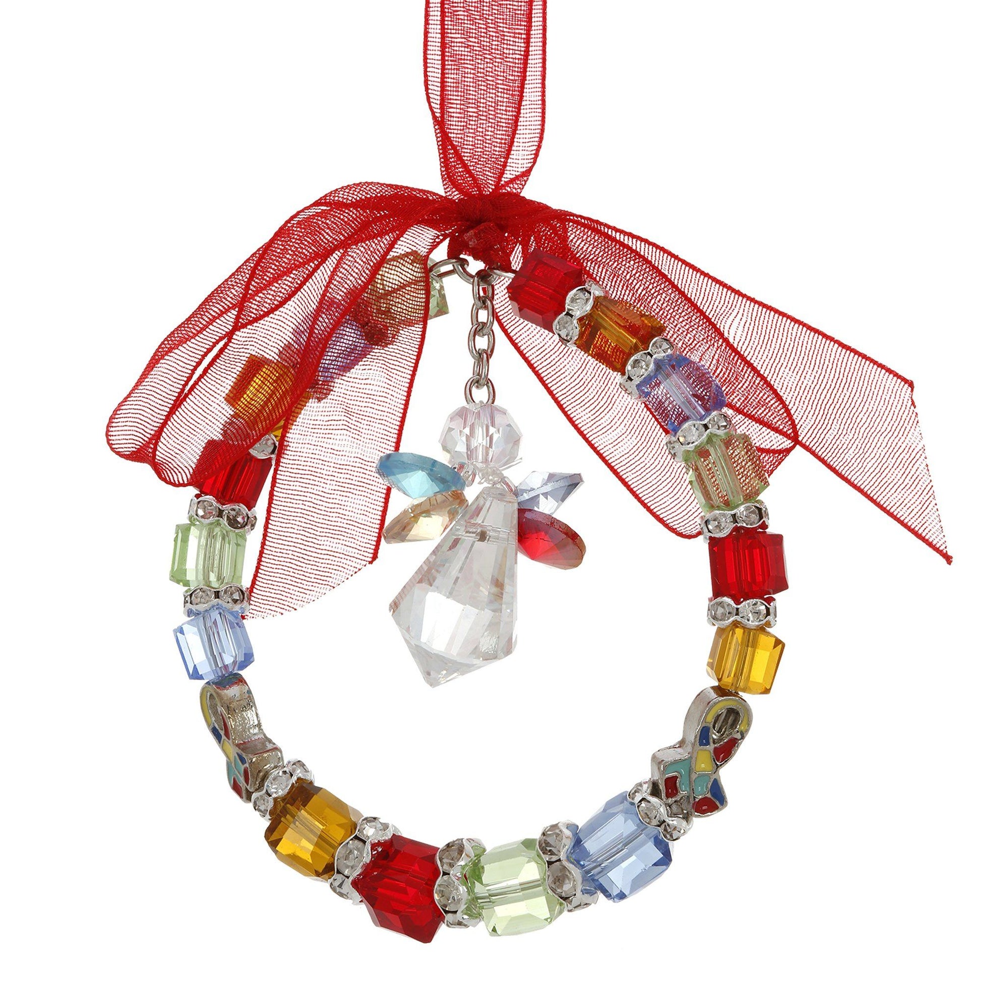 Free Spirited Angel Autism Ornament