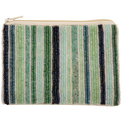 Hand-Beaded Horizon Pouch