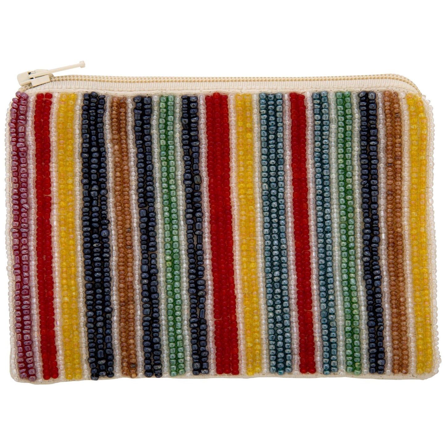 Hand-Beaded Horizon Pouch