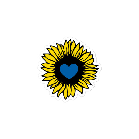 Ukraine Sunflower Sticker