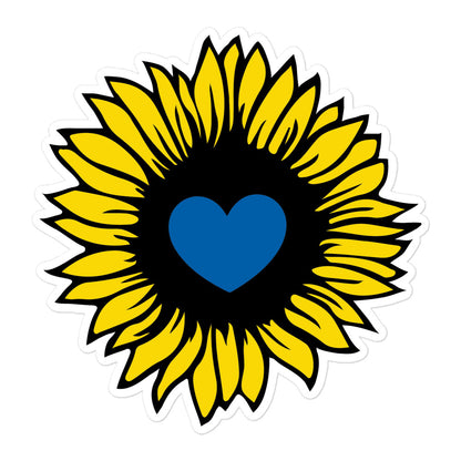 Ukraine Sunflower Sticker