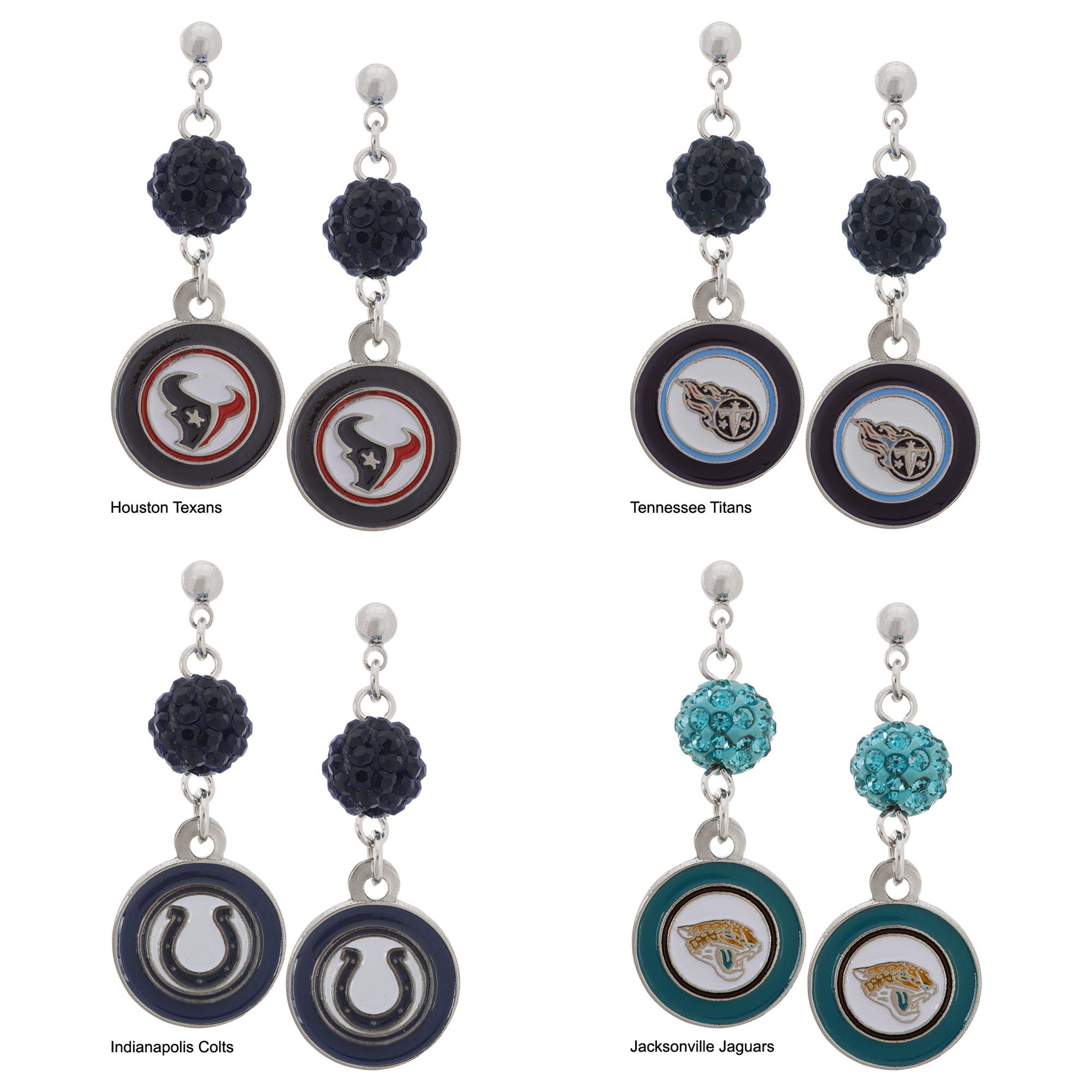Officially Licensed NFL Stainless Steel Earrings GreaterGood