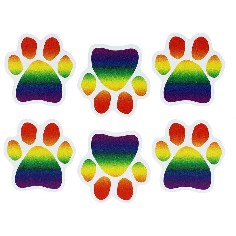 Paw Print Mini Car Magnets Set