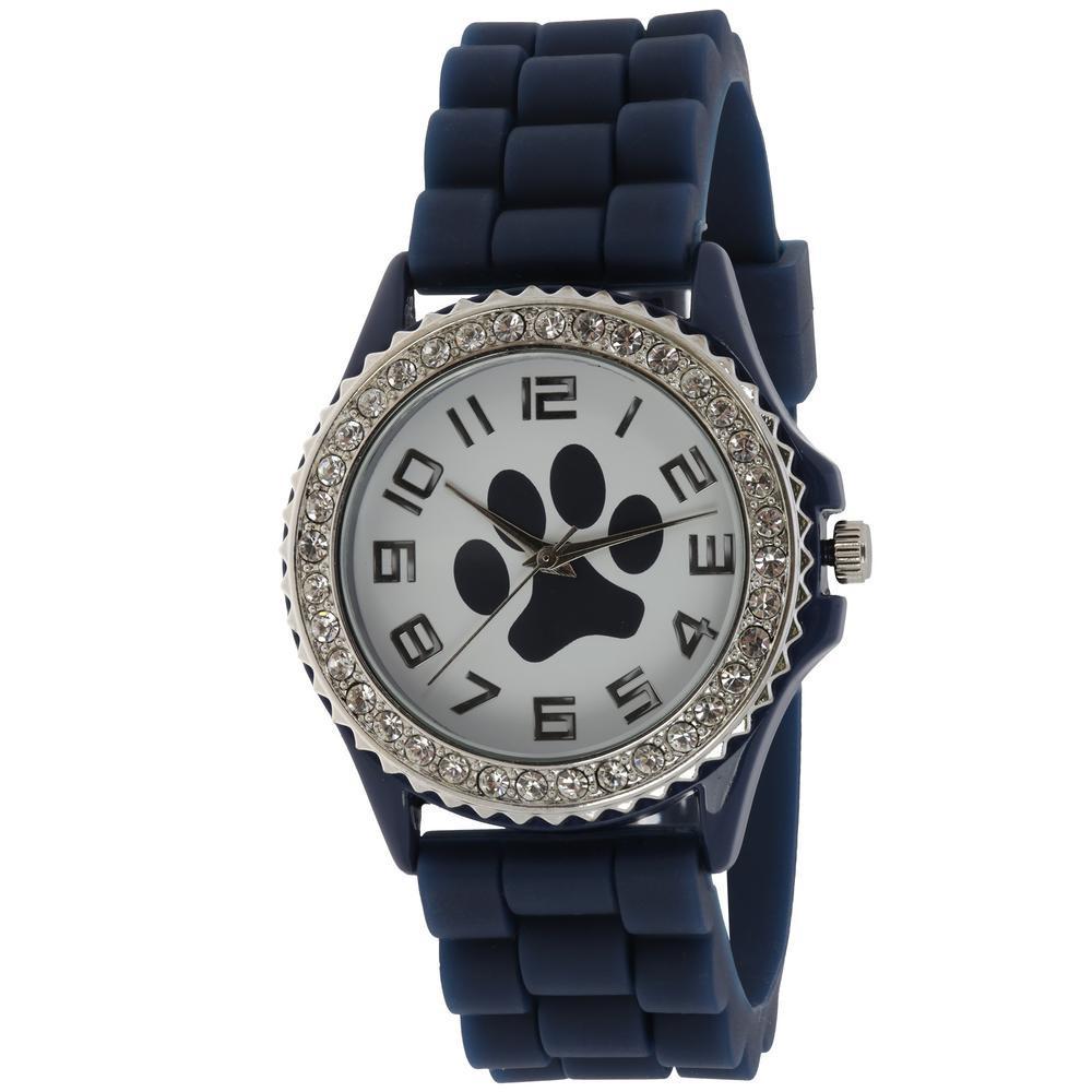 Paw Print Silicone Watch