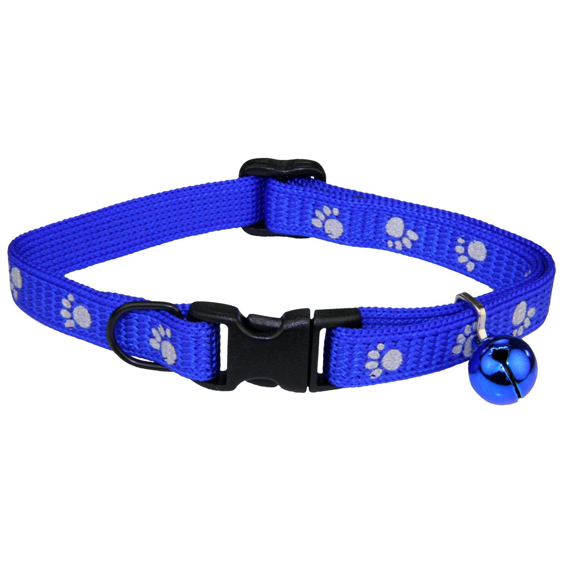 Reflective Paw Print Cat Collar