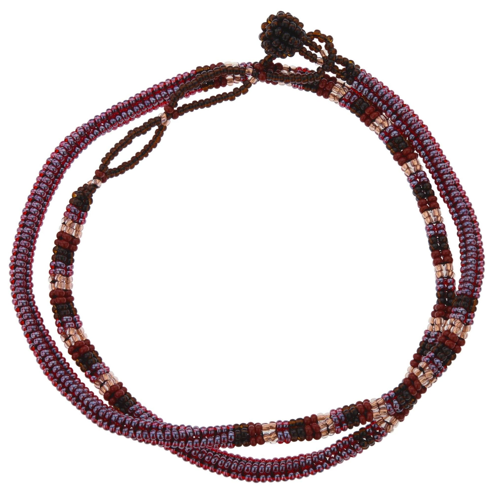 Thanda Zulu Beaded Wrap Bracelet/Necklace