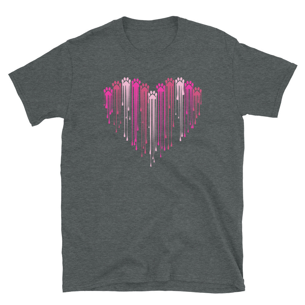 Heart Of Pink Paws T-Shirt