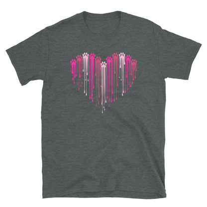 Heart Of Pink Paws T-Shirt