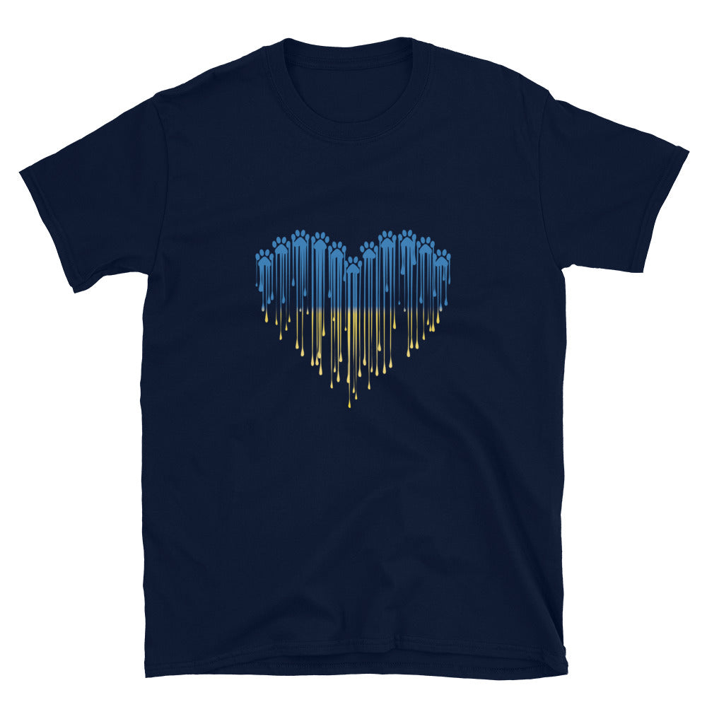 Paw Love For Ukraine T-Shirt