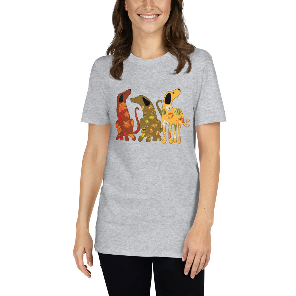 Festive Fall Dogs T-Shirt