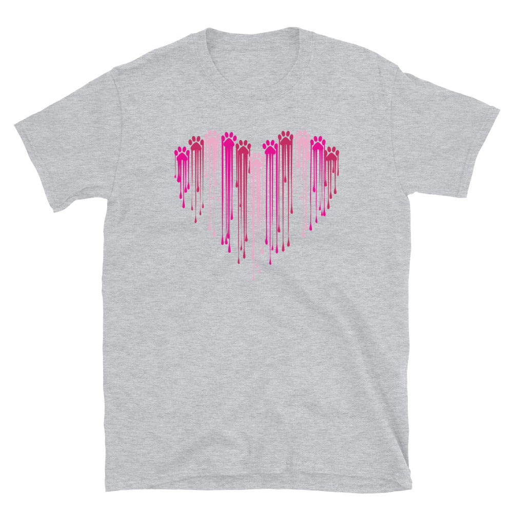 Heart Of Pink Paws T-Shirt