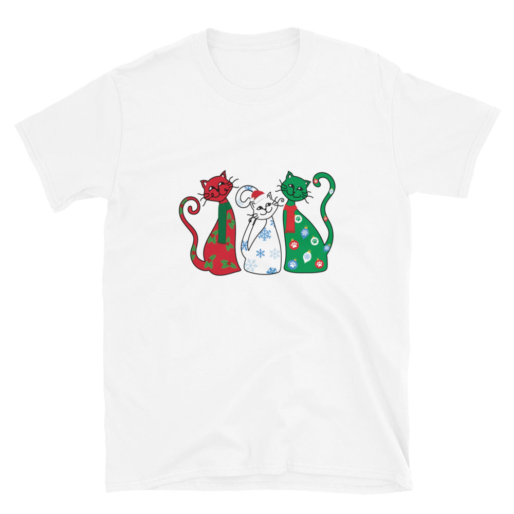 Holiday Greetings Cats T-Shirt