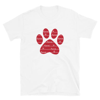 Love & More Love Paw Print T-Shirt