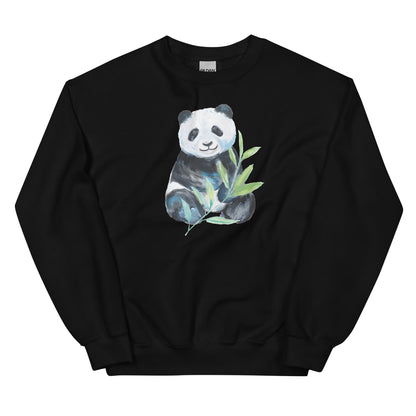 Watercolor Panda Crewneck Sweatshirt