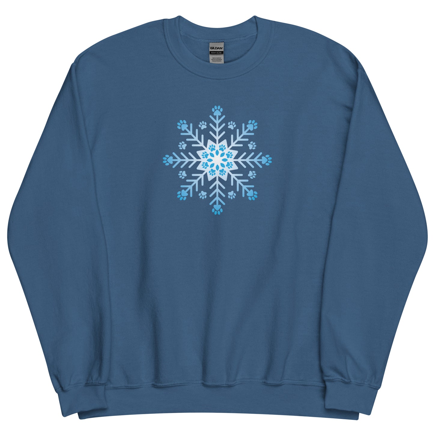 Snowflake Paw Crewneck Sweatshirt