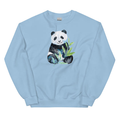 Watercolor Panda Crewneck Sweatshirt