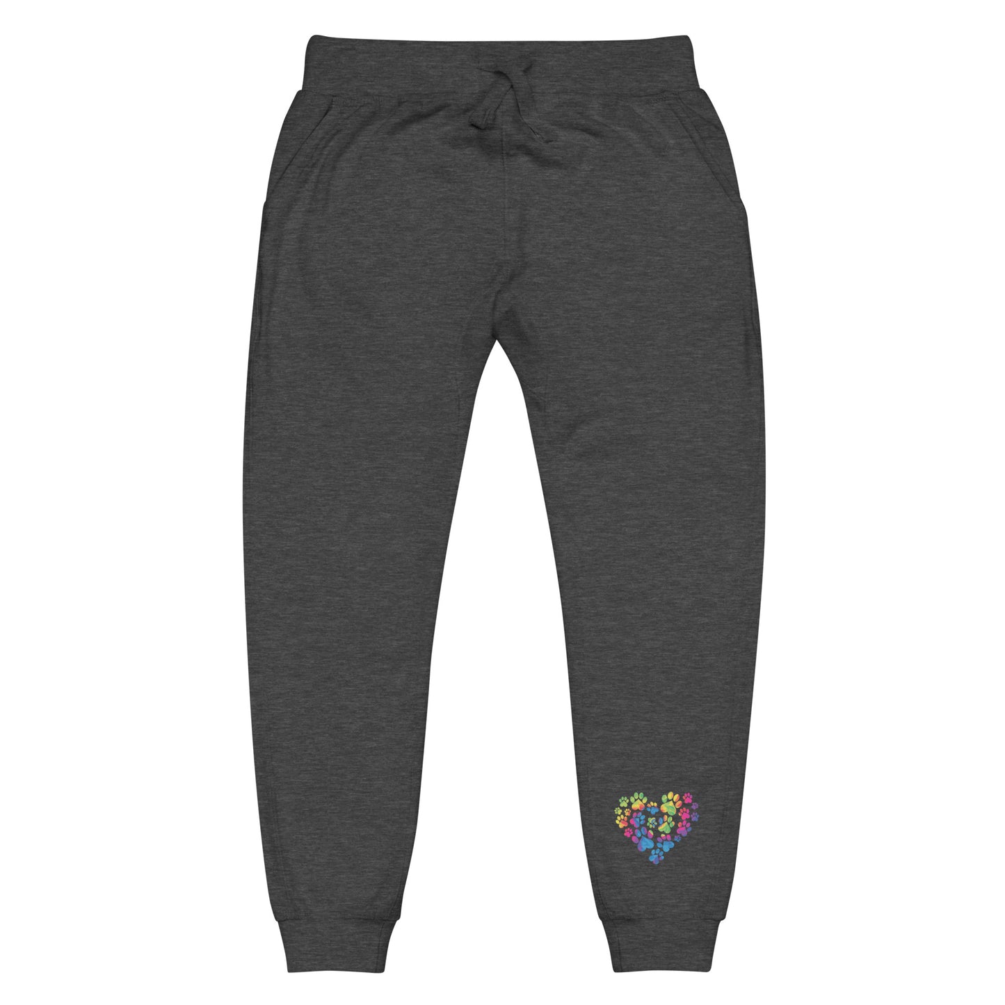 Anniversary Paw Print Love Fleece Sweatpants